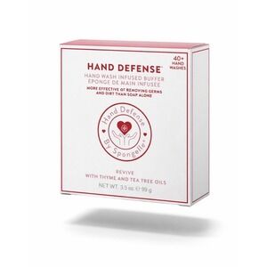 Spongelle Hand Defense Revive Thyme Tea Tree Hand Wash Infused Buffer 3.5 oz